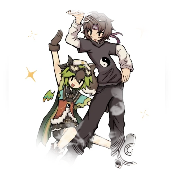 †    .  ( ́◞ ✚𓏼 )།     fem!odyessy duo  ♡
