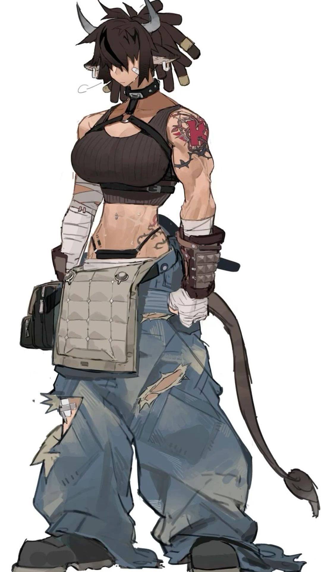 Ruska, “The mechanic bison woman” 