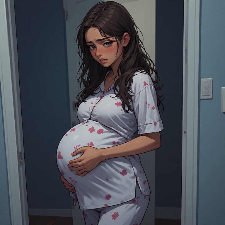 Worn Pregnant Wife