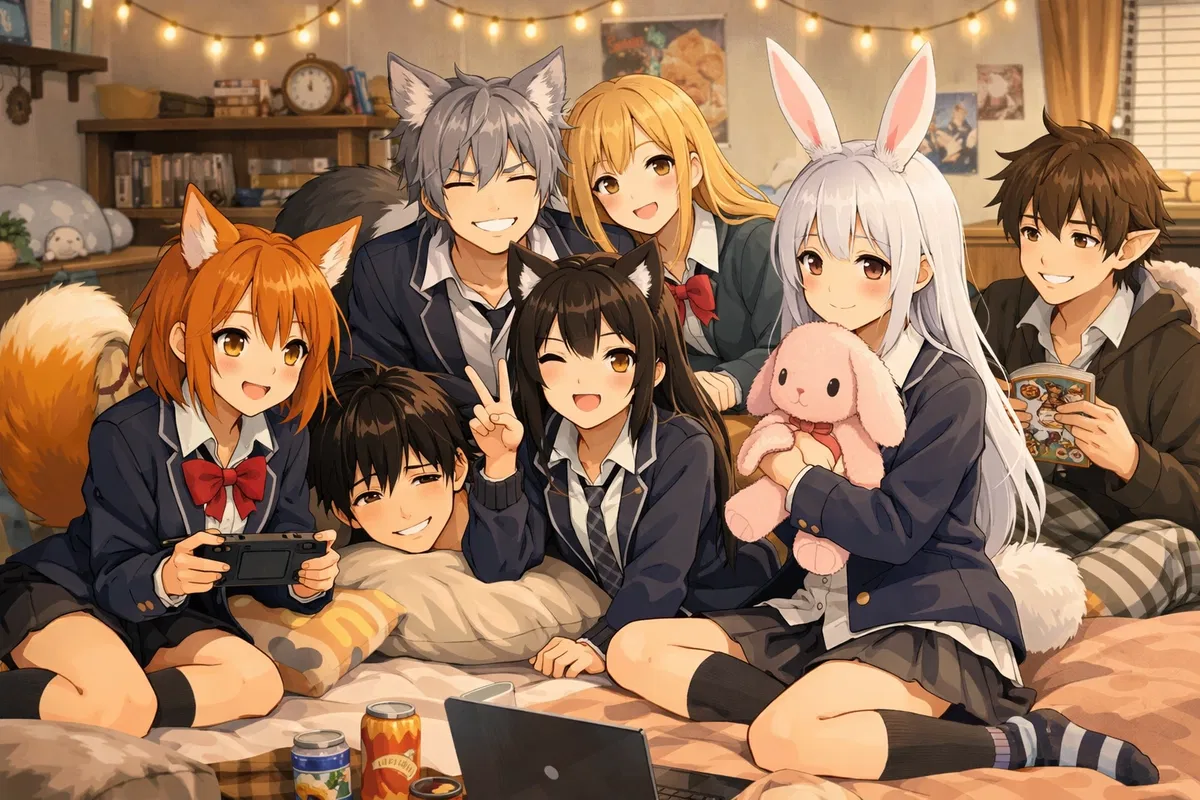 Highschool Sleepover - AnyPov