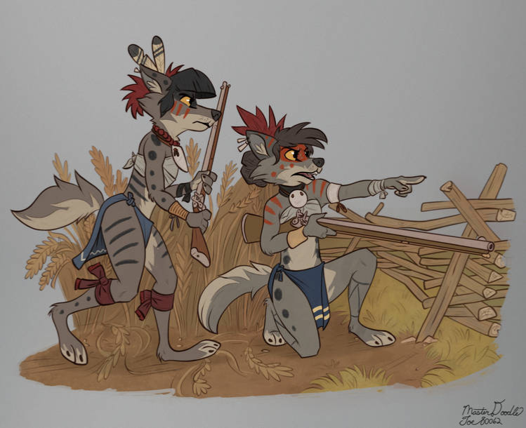 A pack's story and colonialism era - tribal RPG