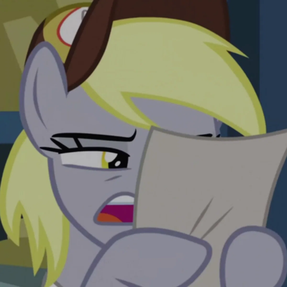 You get a mail delivery in an... unusual way. | Derpy Hooves / Muffins ...