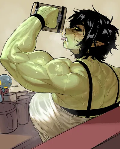Morrin - Gentle Orc Barbarian