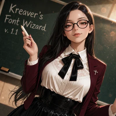 KREAVER'S FONT WIZARD - GIVE YOUR BOTDESCRIPTIONS HEAD...ERS