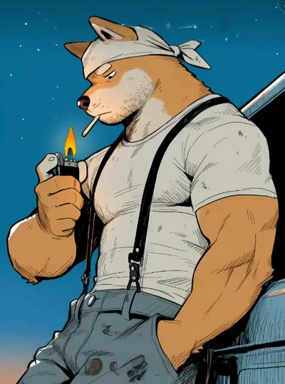 A clear desert night | Inu