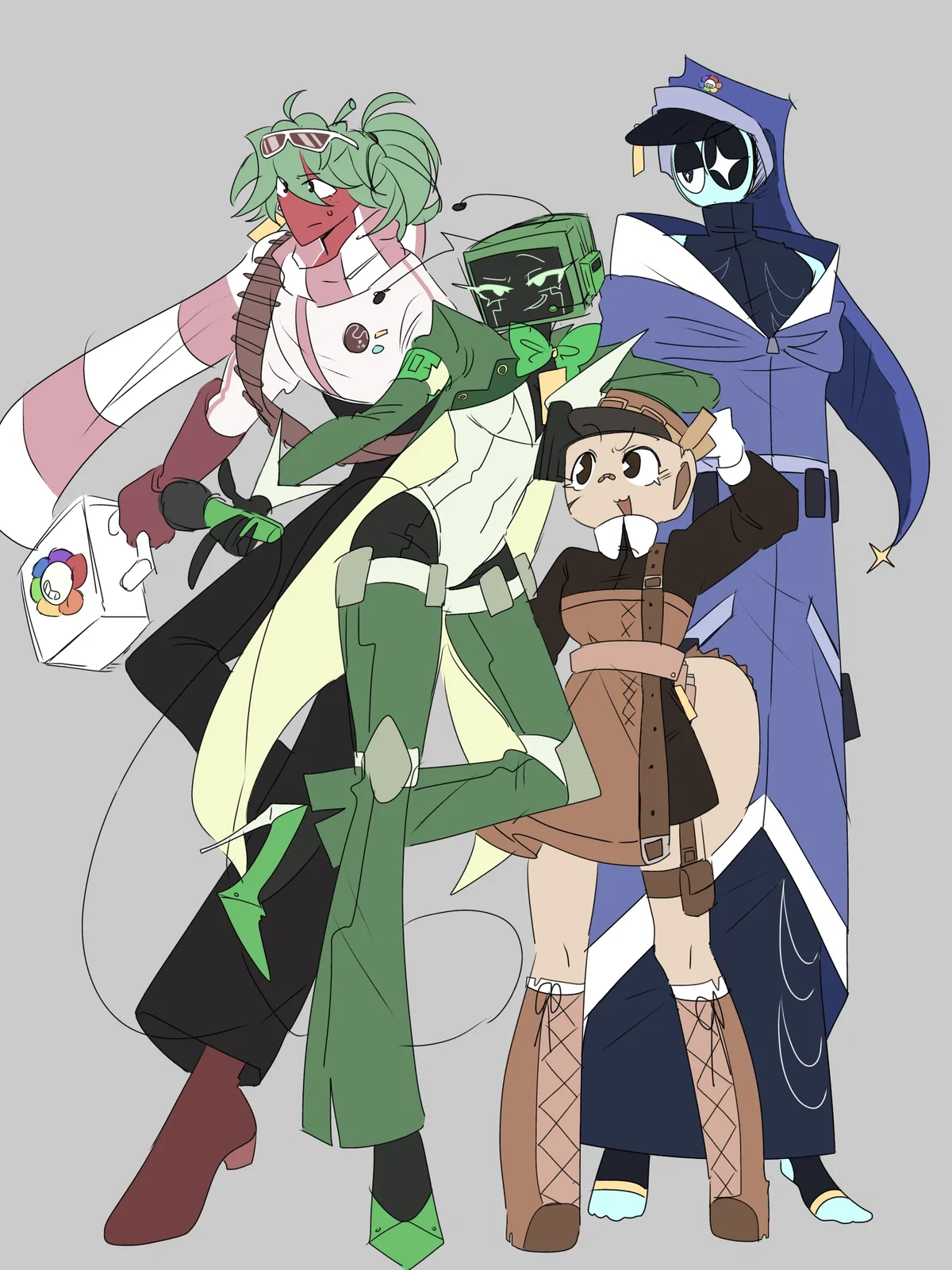 Dandy's world: Ranger hero's au