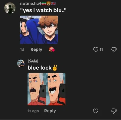 yes i watch blue lock