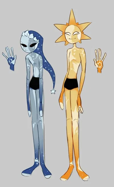 Giant Alien Sun n’ Moon