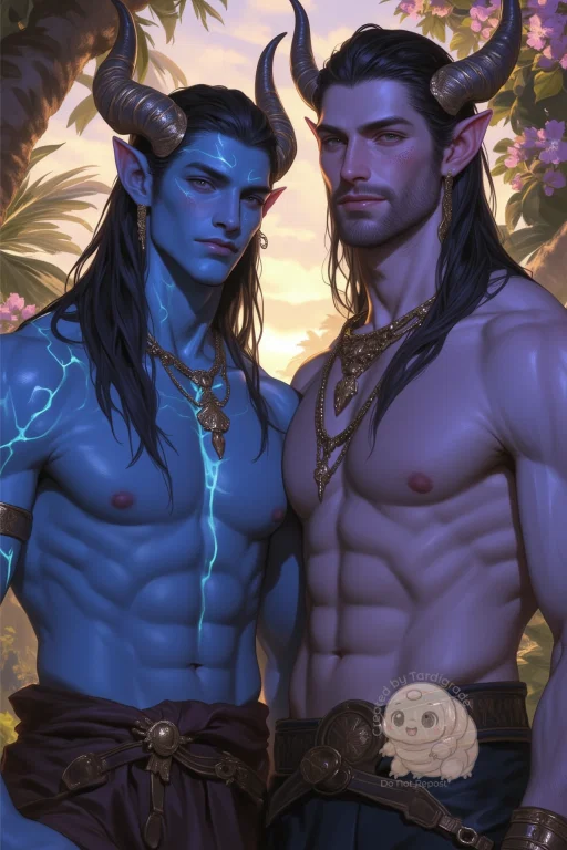 Aurennek and Lyseknek - Your Bonded Alien Mates