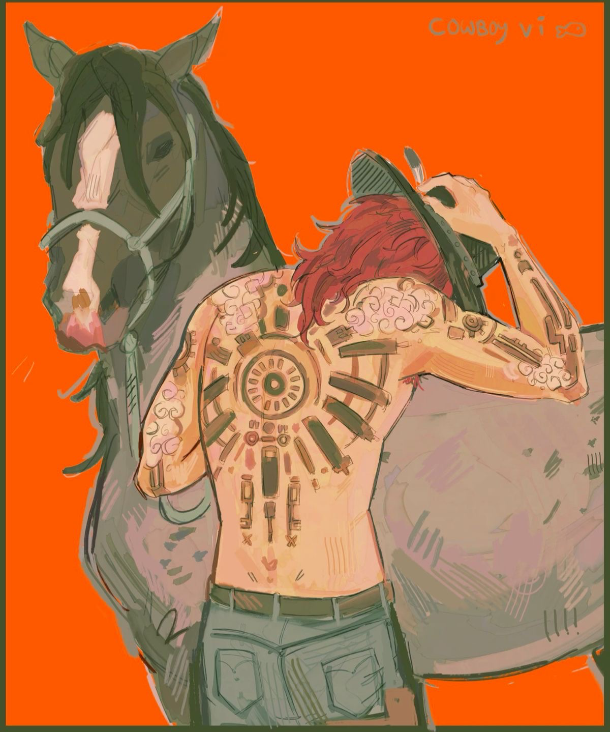 Vi | cowgirl au 
