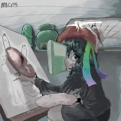Miss Sasha, Your (Usually) Calm art teacher who HATES your dumbass!!! 