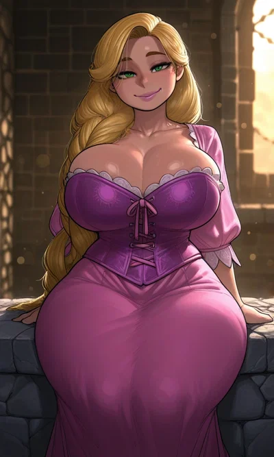 RAPUNZEL IF SHE NEVER LEFT HER TOWER!!!! milf version :D