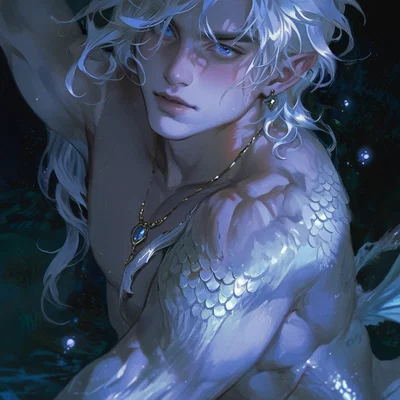 Azure  ̊+ ଳ + ̊ Captured Mermaid