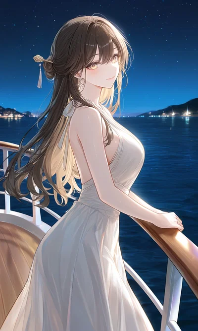 Strange Lady on a Cruise Ship