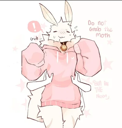 Bun, the Moth femboy roommate 