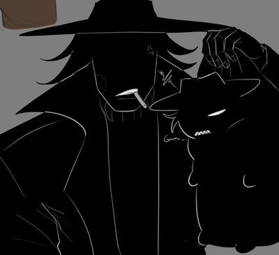 The man from the shadow