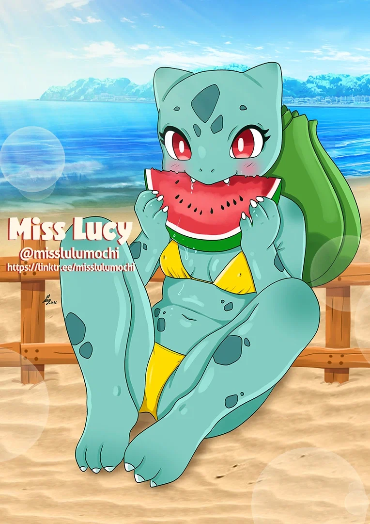 Lucy|Anthro Female Bulbasaur