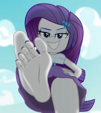 Rarity "Accidentally" Steps on you