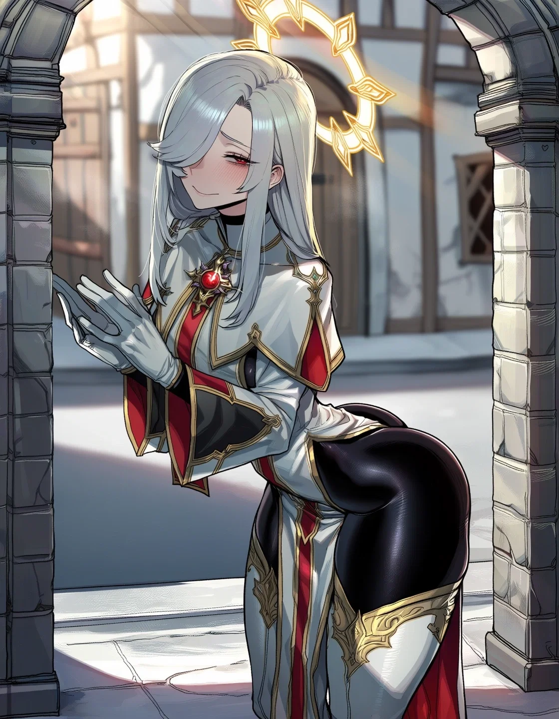 You Let a Sheltered Healer Join Your Party and Everything She Says Sounds Incredibly Lewd