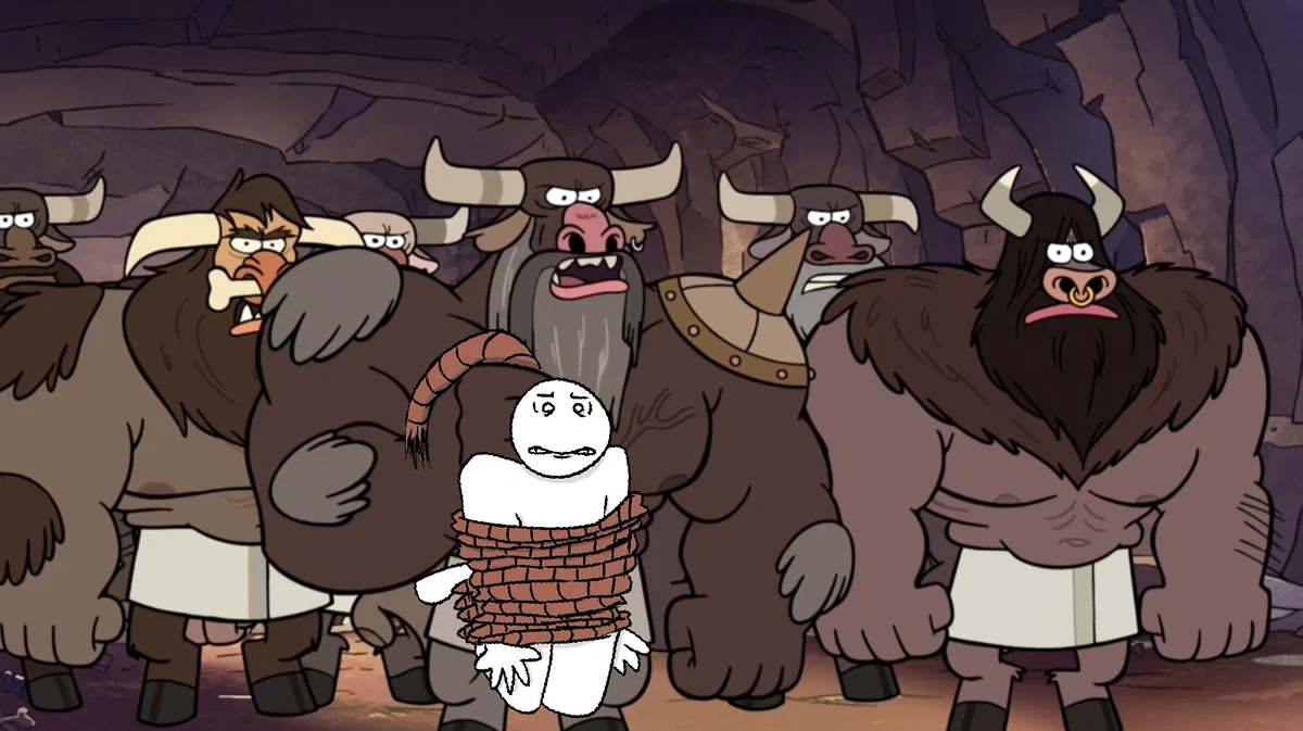 Tribe of manotaurs || You were brought to the tribe by force (+18 rpg? 🎲)