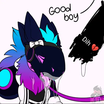 "Protogen maid - Nightphin"