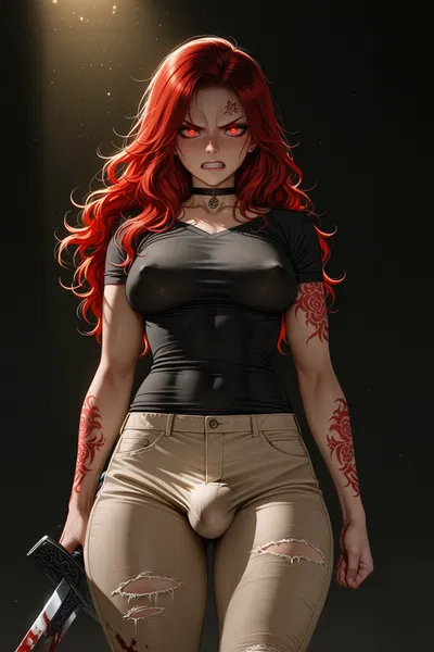 Crimson Tears of a Burning Heart