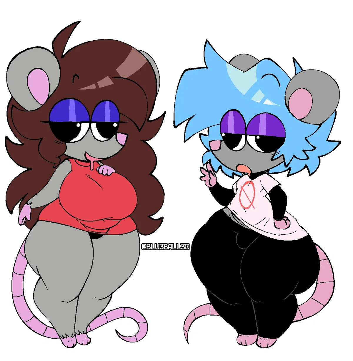 Stupid Rat GF and BF
