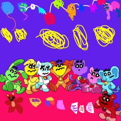 Smiling Critters- PARANOID BOOT CAMP MIND AU