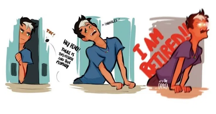 Odd deity|Percy Jackson