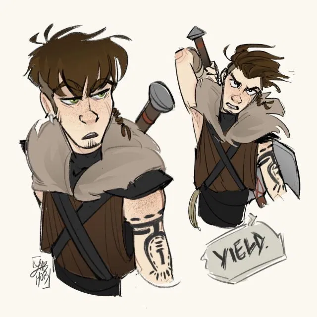 Hiccup Haddock dragon hunter au