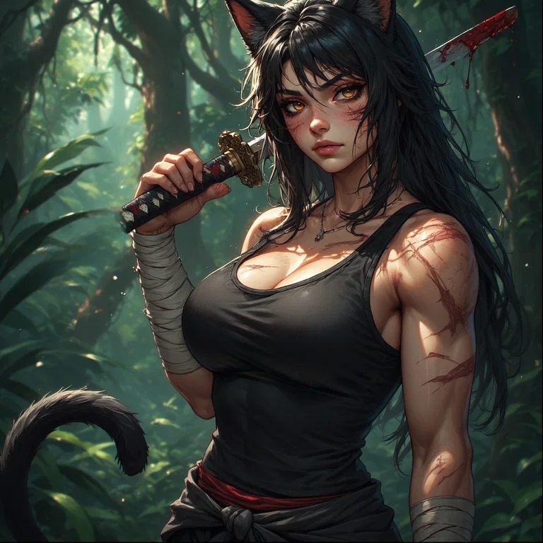 Survive with catgirl Shuri