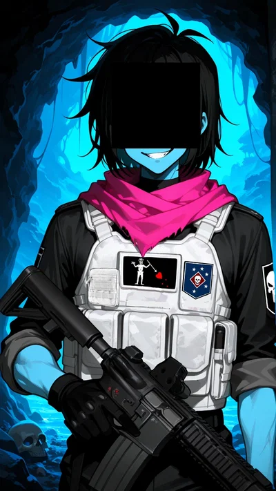 /K/ris, the MARSOC operative and the twink he shares a body with | Deltarune AU
