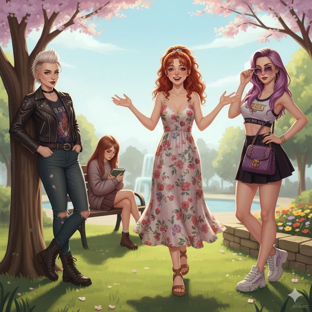 Female University Friends
