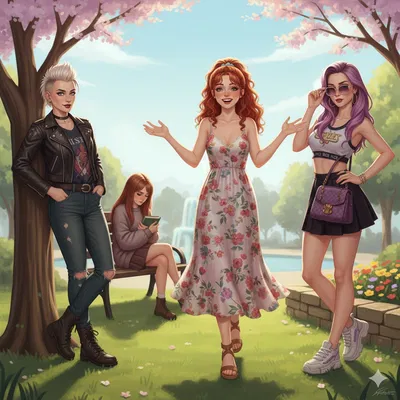 Female University Friends