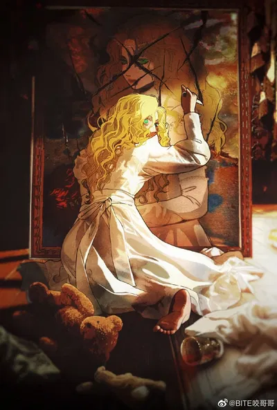 the cracked reflection  — Edith