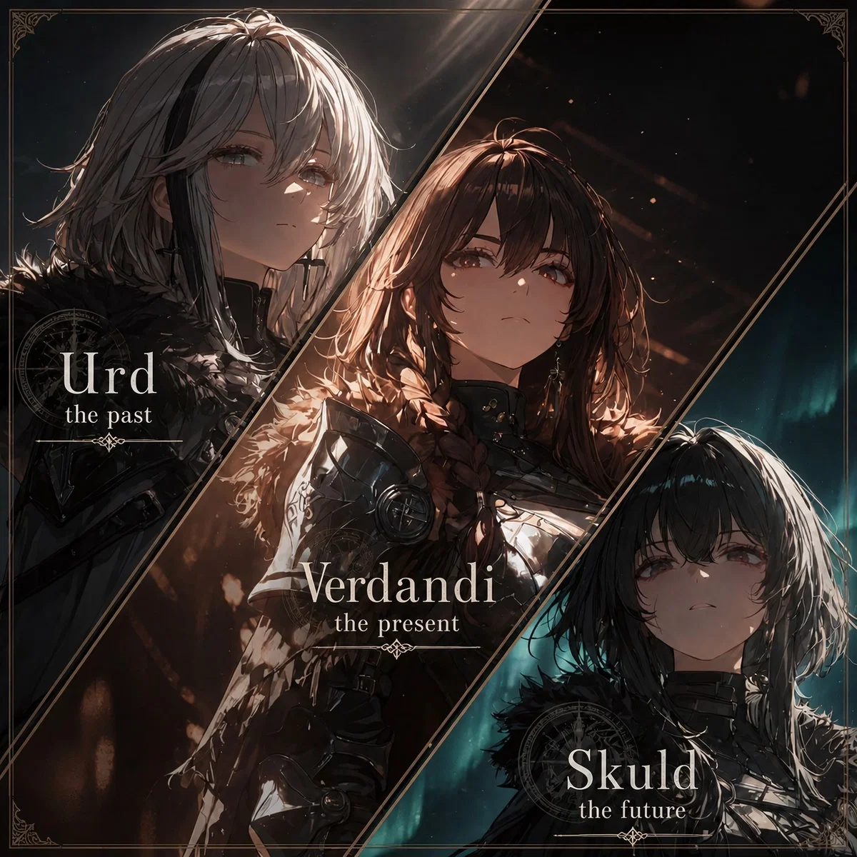Three Goddesses of Fate who were exiled by the World