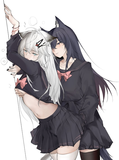 Texas & Lappland Even more “educational” shenanigans. (ARKNIGHTS)