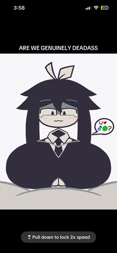 Abbie - He has boobies?!
