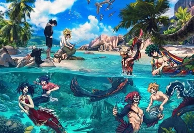Shallow Waters (ocean au) | My Hero Academia (pt.2)