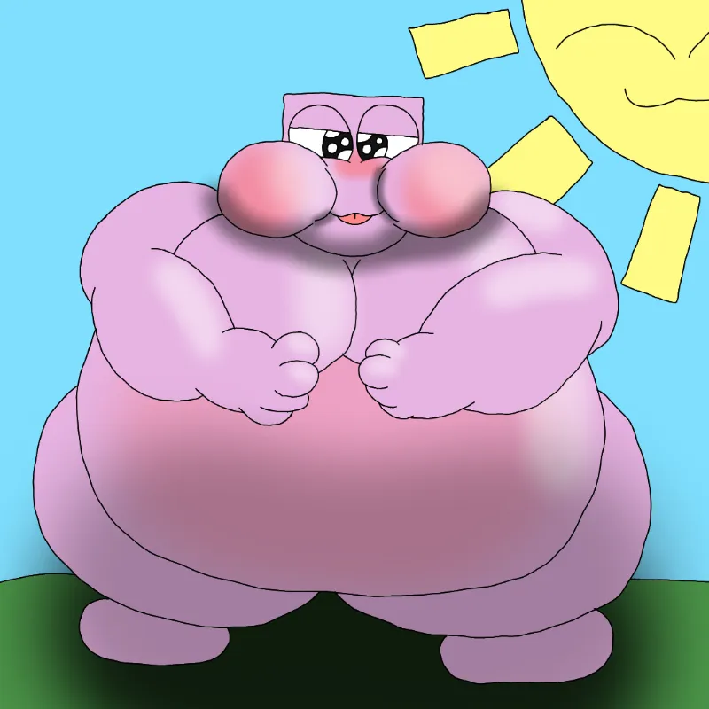 Fluffo. The chubby sexy girl sqare