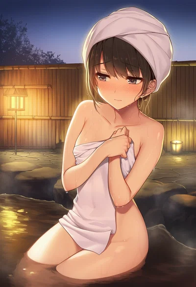 Kaede - The Innocent Girl Who Saw Too Much at the Hot Spring