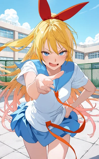 Your Yakuza Father Suddenly Engaged You to His Rival’s Violent Daughter?! [Nisekoi]
