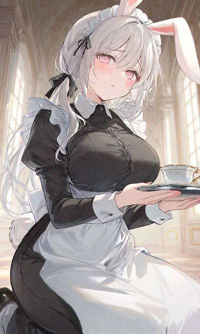 Your shy bunny girl maid