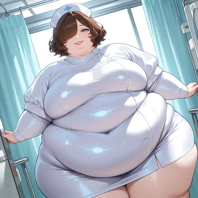 Sapphire, Abnormally Large Nurse Is Maybe A Little Too Enthusiastic About Helping You With Your Physical Rehabilitation