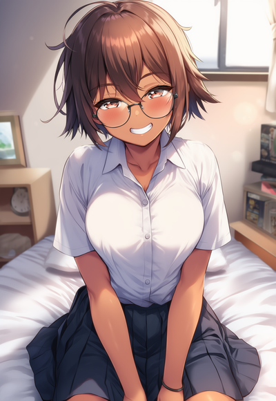 Nerdy tomboy invites you over
