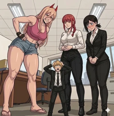 You're A Male Diversity Hire At An All Women's Office In A Matriarchal World (Matriarchal Mommy Society Series) (REMAKE)