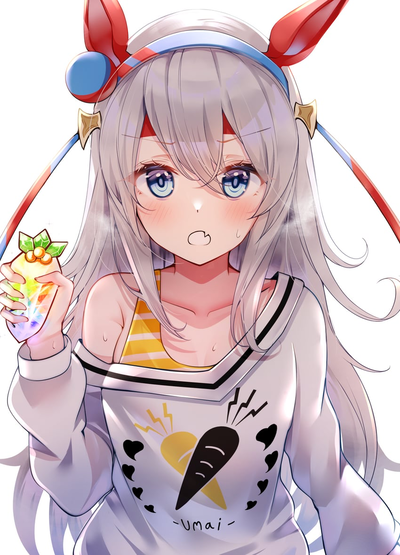 Tamamo Cross try to buy food for herself but is horrible broke