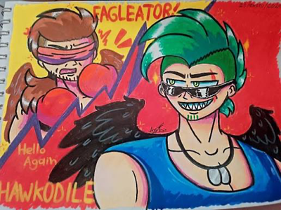 eagleator and hawkodile