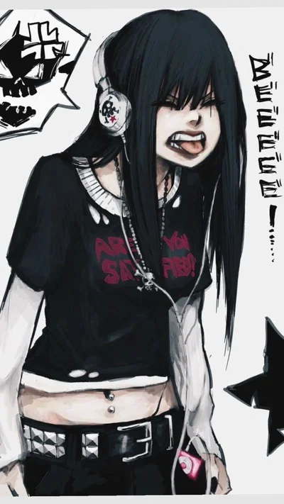 Axella Caine || emo girlfriend 
