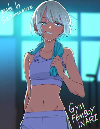 Gym femboy Inari